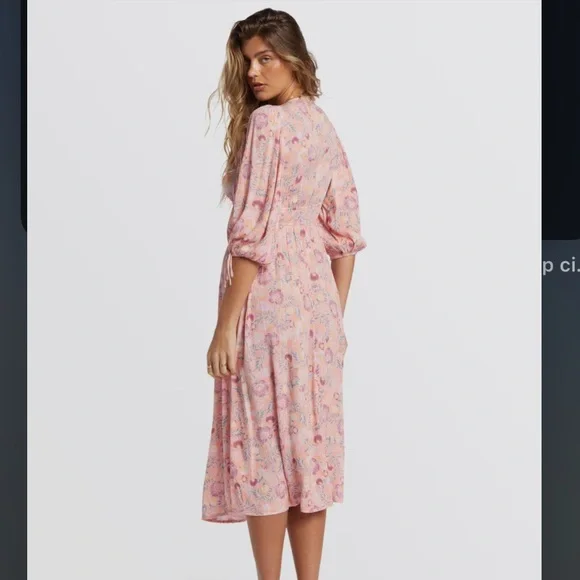 Billabong Paradise Sky Midi Dress 💕 - Picture 4 of 8